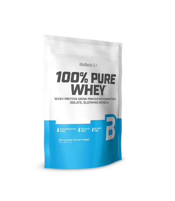 Протеин BioTechUSA 100% Pure Whey 1000 g 35 servings Raspberry Cheesecake