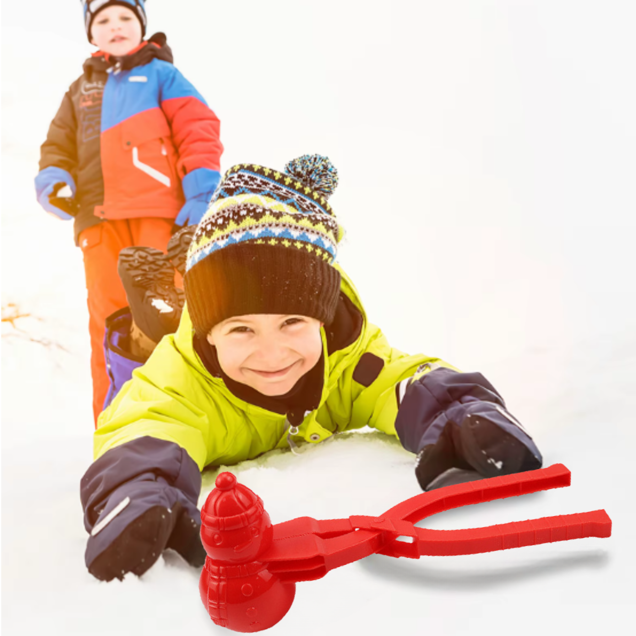 Форма для лепки снеговика из снега (SNGSGV-RED-0610) - фото 2