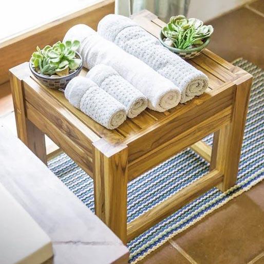 Табурет для ванной из дерева Стопли Тектона (ТВН-000324)