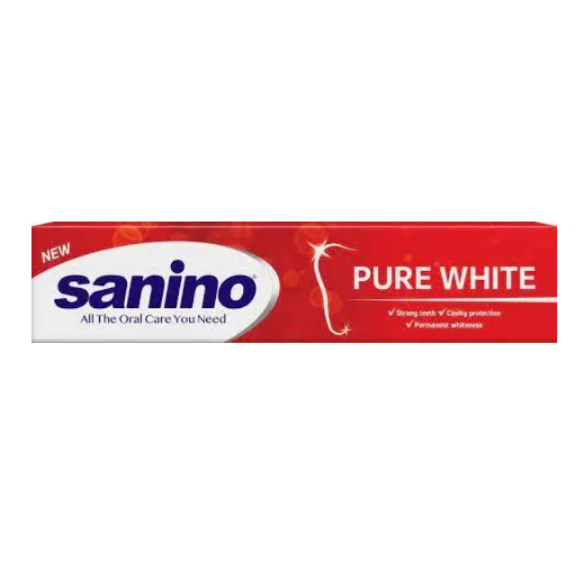 Зубна паста Sanino Pure White Білосніжна усмішка 50 мл (X-1337) Зубна паста Sanino Pure White Білосніжна усмішка 50 мл (X-1337)