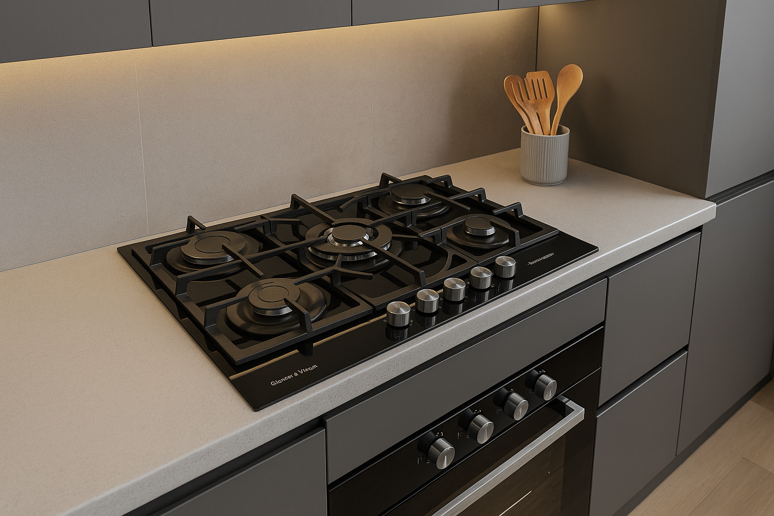 Газовая поверхность стильная из стекла Gunter&Hauer GL 745 68 см Черный - фото 9 Газовая поверхность стильная из стекла Gunter&Hauer GL 745 68 см Черный - фото 9