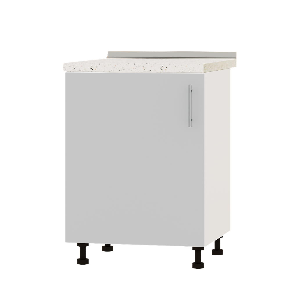 Шафа нижня Еверест Оптіма модуль Низ Н83-600 60х47х85 см Німфея Альба/Білий (01351)