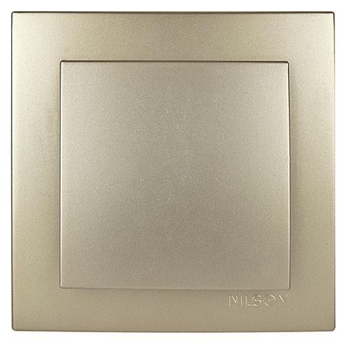 Вимикач одноклавішний Nilson Touran Золотий (27548810)