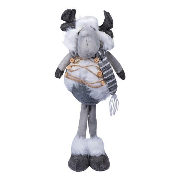 М'яка іграшка новорічна Yes! Fun Олень 45 см Білий (973610) М'яка іграшка новорічна Yes! Fun Олень 45 см Білий (973610)