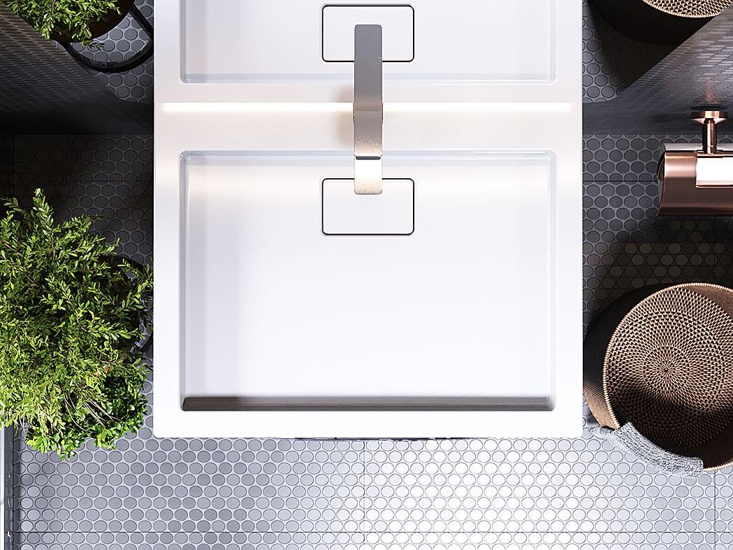 Умивальник на пральну машину Luxor Line Білий (743) - фото 10