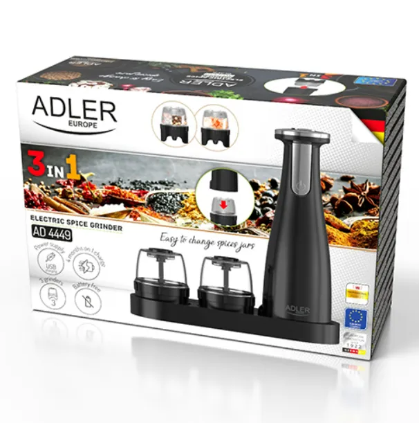 Подрібнювач Adler AD 4449 USB Black (12133345) - фото 3