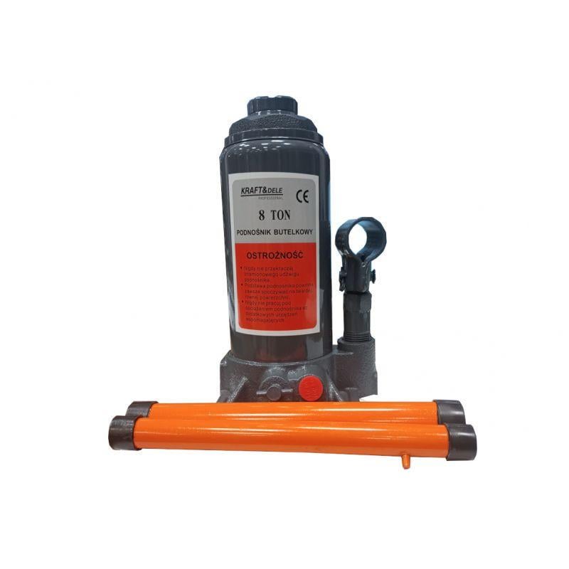 Домкрат гідравлічний пляшковий Kraft&Dele KD1983 2059187118 регульований 8 т