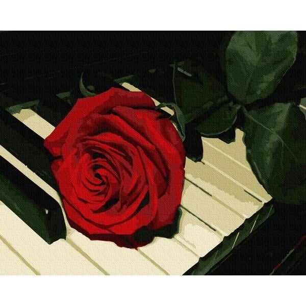 Картина по номерам Brushme GX29840 Роза пианиста 40x50 см (1320730188)