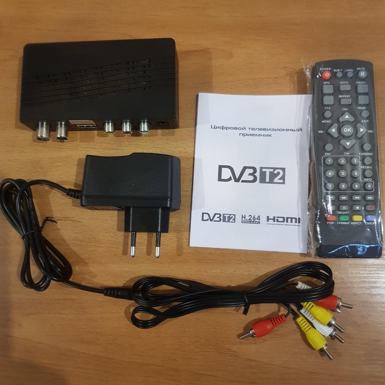 Тюнер T2 приставка с просмотром YouTube IPTV WiFi HDMI USB MEGOGO 12В и 220В - фото 4