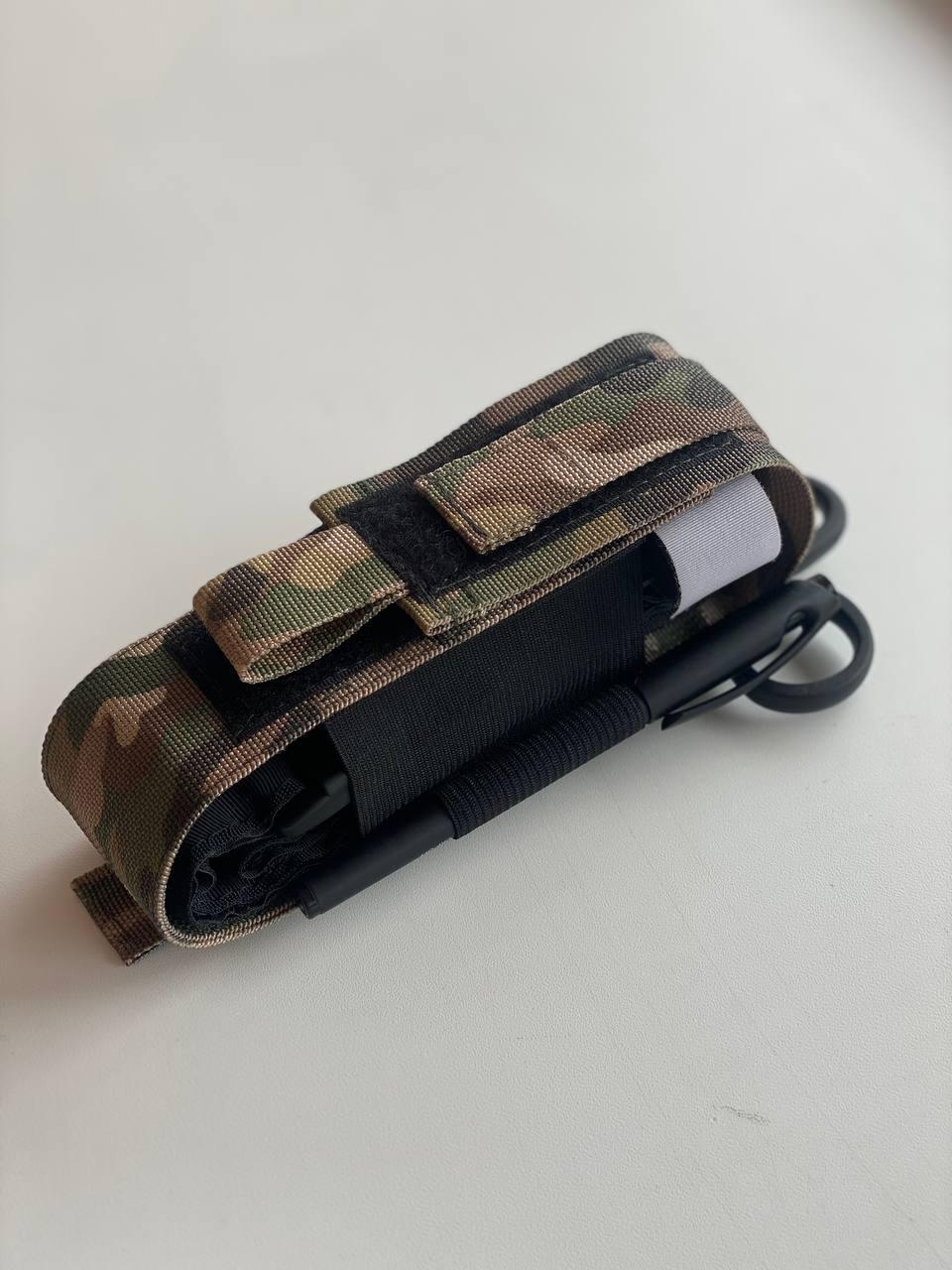 Підсумок для турнікета SWAT відкритий MOLLE 14×5 см Мультикам (2716550735)