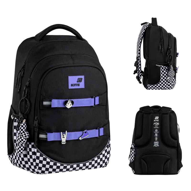 Школьный рюкзак с ортопедической спинкой Kite Education teens K26-727L Driving Mood (000996190)
