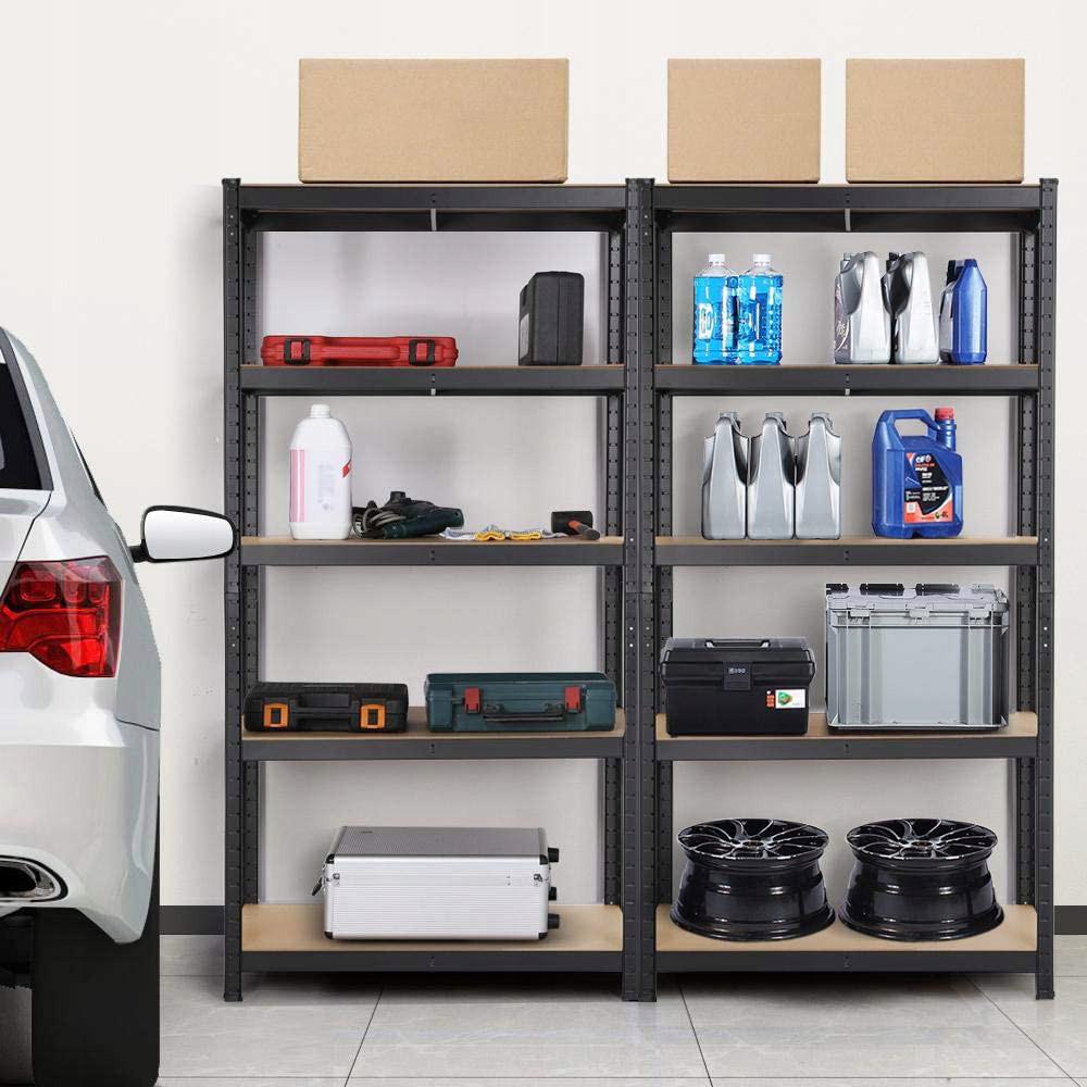 Стелаж металевий Homart B274 180х90х40 см Чорний (9911) - фото 7 Стелаж металевий Homart B274 180х90х40 см Чорний (9911) - фото 7