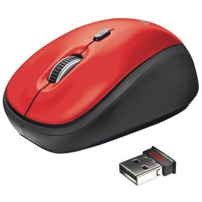 Мышь Trust Yvi Wireless Mouse Red (19522)