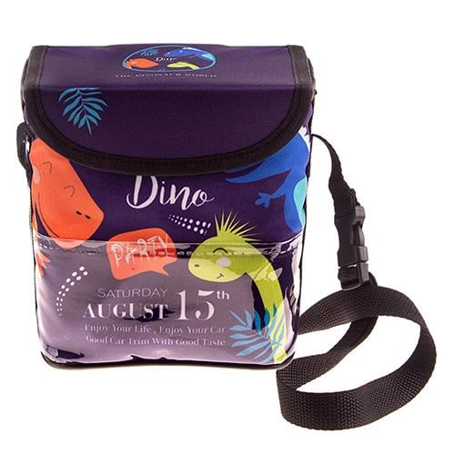 Автомобильное ведро с крышкой Мультяшные динозавры (TMZ-76-kids)