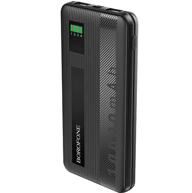 Портативное зарядное BOROFONE Precious mobile BT32 10000 mAh 2USB/Type-C/Lightning 2A Черный Портативное зарядное BOROFONE Precious mobile BT32 10000 mAh 2USB/Type-C/Lightning 2A Черный