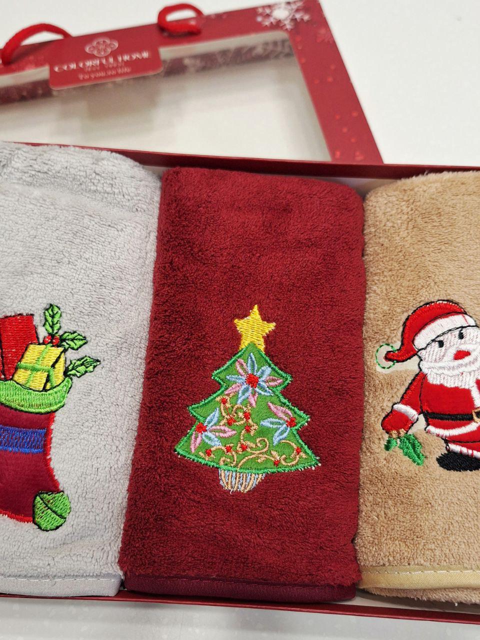 Набор кухонных полотенец подарочный Colorful Home с петелькой из микрофибры 3 шт. 25х50 см (1649) - фото 3 Набор кухонных полотенец подарочный Colorful Home с петелькой из микрофибры 3 шт. 25х50 см (1649) - фото 3