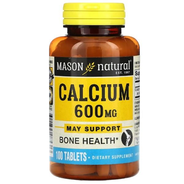 Мікроелемент Кальцій Mason Natural Calcium 600 mg 100 Tabs