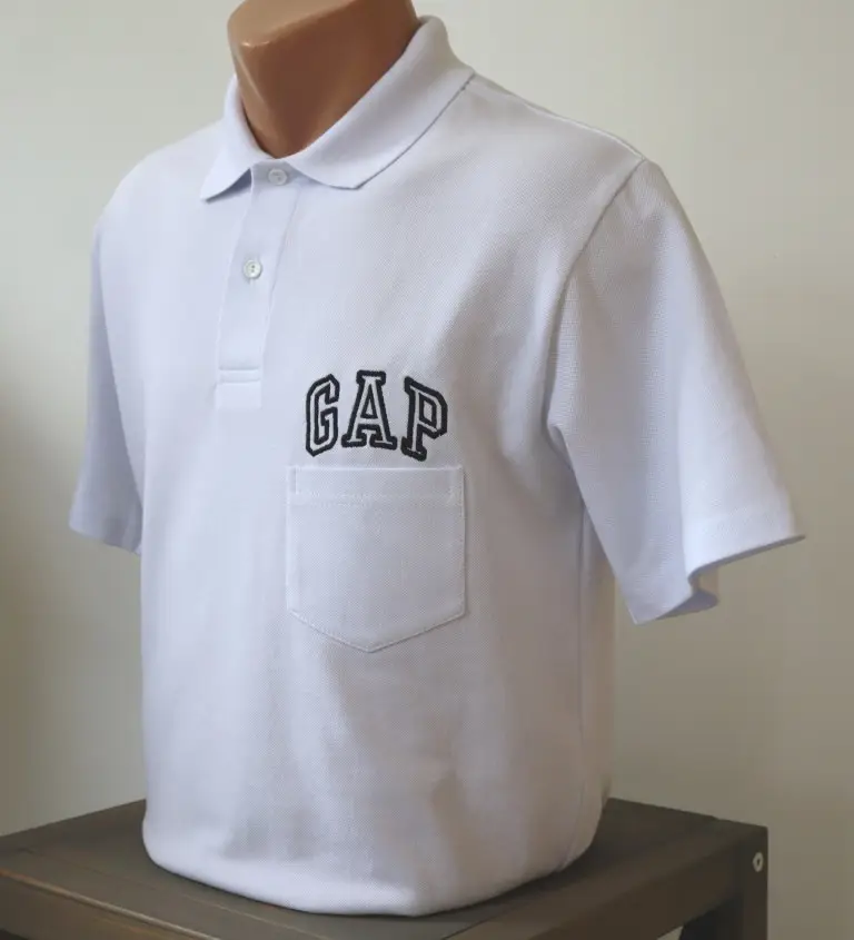 Футболка-поло мужская с вышивкой GAP лакоста М (0001829-M) - фото 2 Футболка-поло мужская с вышивкой GAP лакоста М (0001829-M) - фото 2