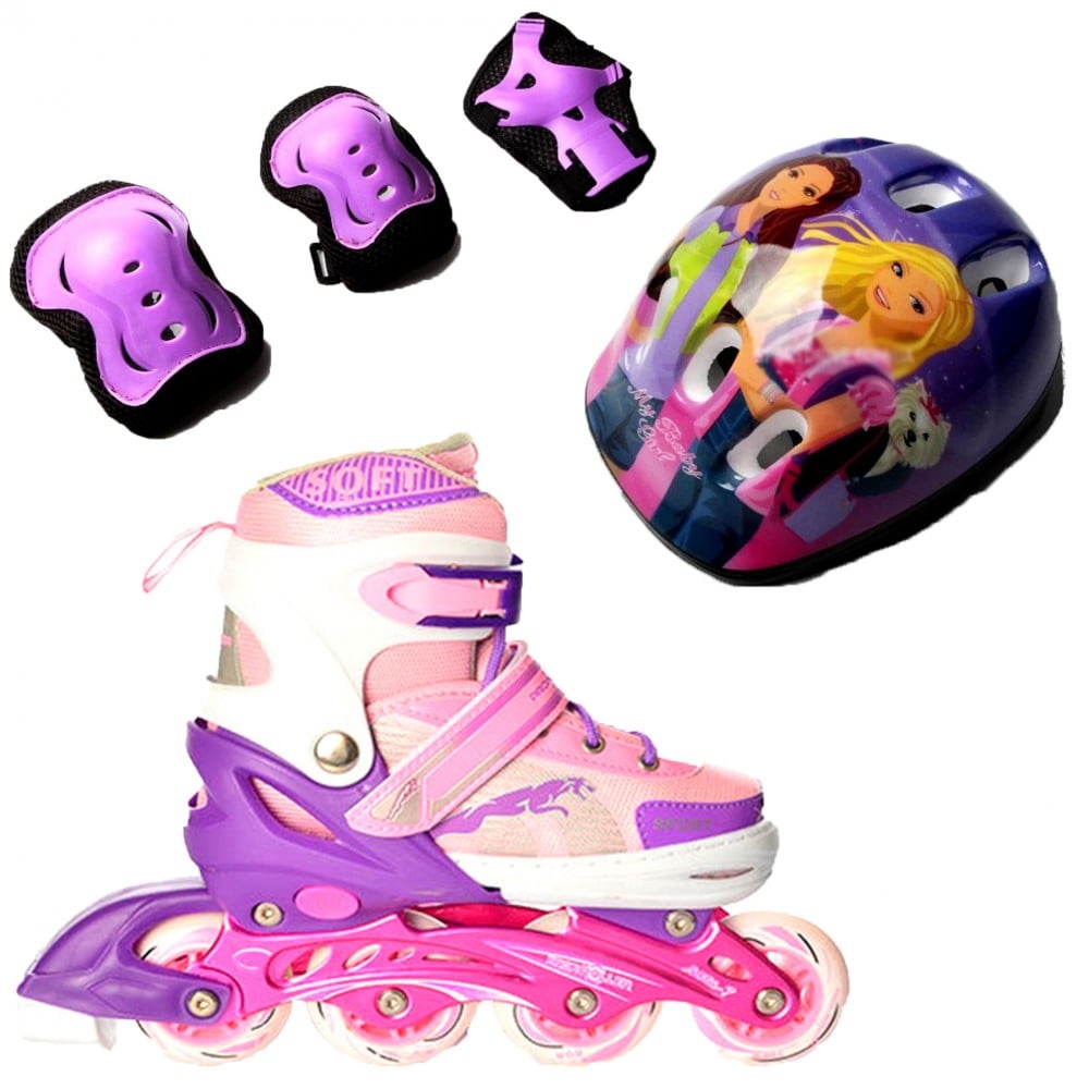 Ролики детские набор Jaguar Combo Disney защита и шлем р. 39-42 Baby (2T3007E)