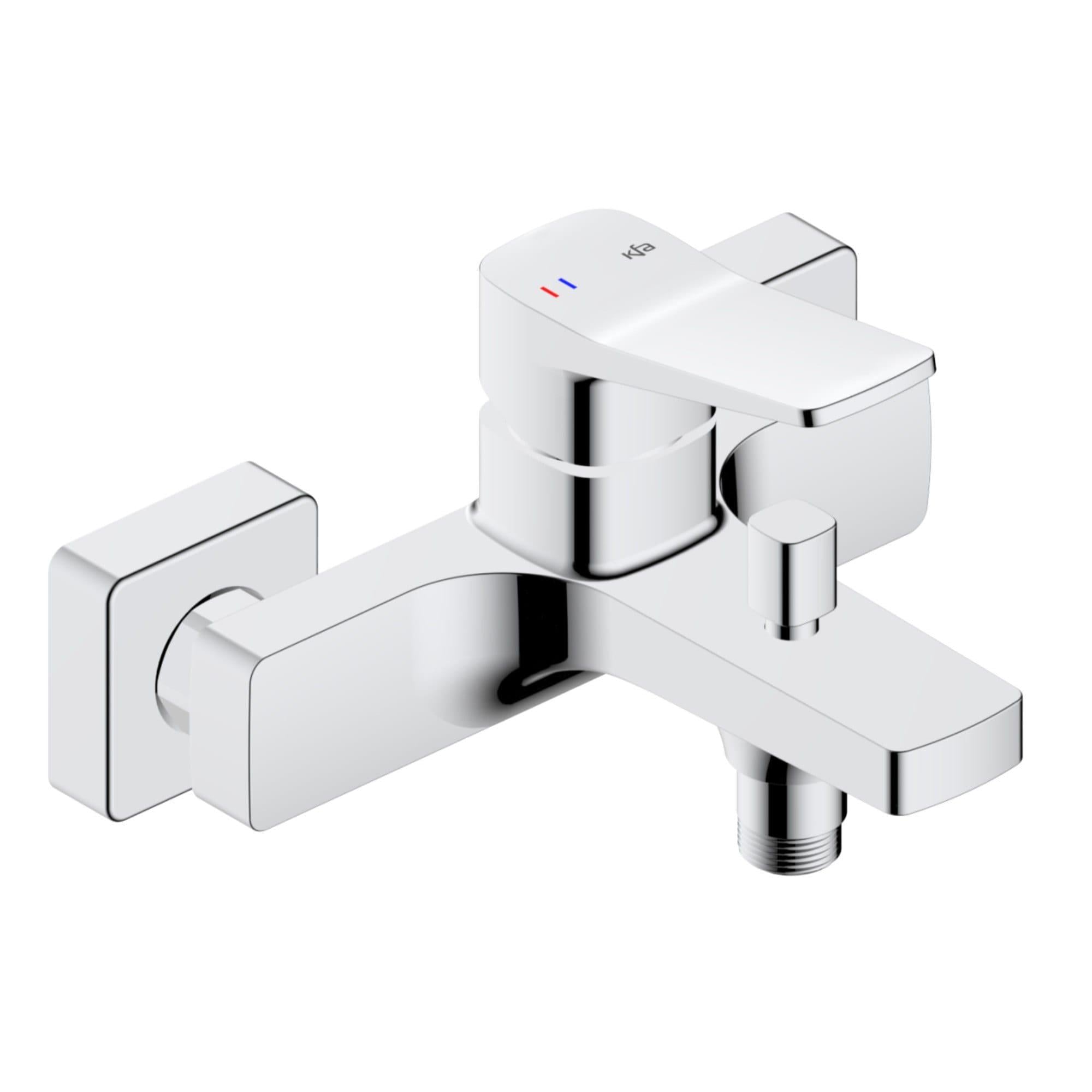 Смеситель для ванны KFA Armatura Malaga настенный Хром (4524-010-00)