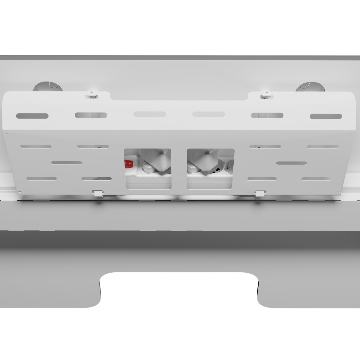 Кабель-менеджмент TEHNOTABLE для техники Apple с креплением для удлинителя Белый (045-19-02) - фото 3 Кабель-менеджмент TEHNOTABLE для техники Apple с креплением для удлинителя Белый (045-19-02) - фото 3