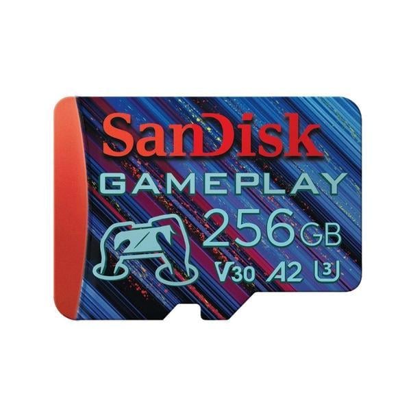Карта памяти SanDisk GamePlay microSDXC 256 Гб UHS-I U3 V30 A2 (SDSQXAV-256G-GN6XN)