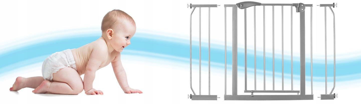 Защитный барьер Nukido калитка для дверей 75-115 см (718301) - фото 3