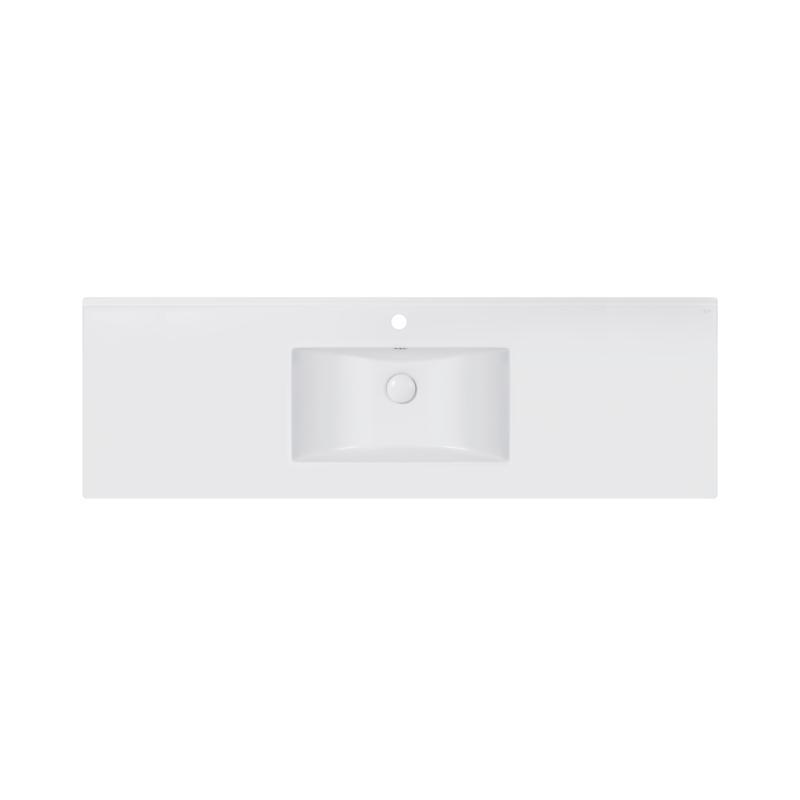 Раковина Qtap Albatross E 1500х460х180 з донним клапаном White (QT01119150EW)