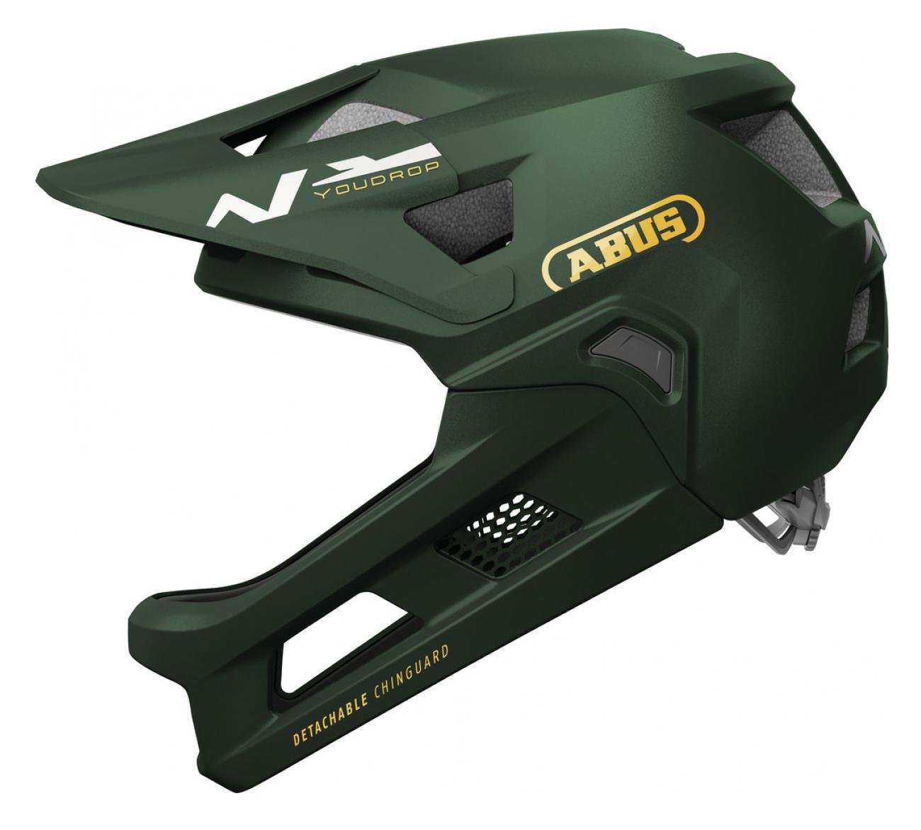 Велосипедний дитячий шолом Abus Youdrop FF S Moss Green (980909)