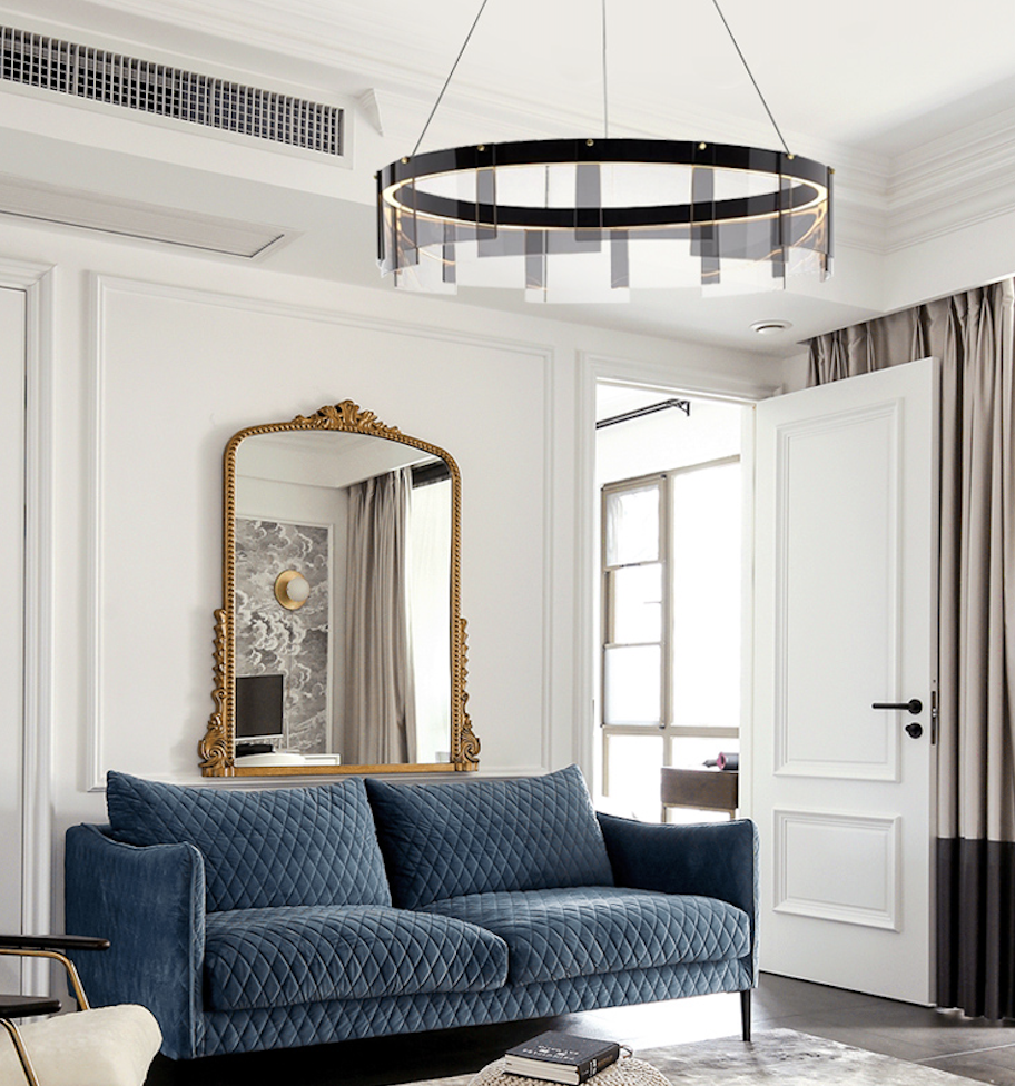 Люстра тросовая One Only Circle Lamp 059000/600 bk-sm