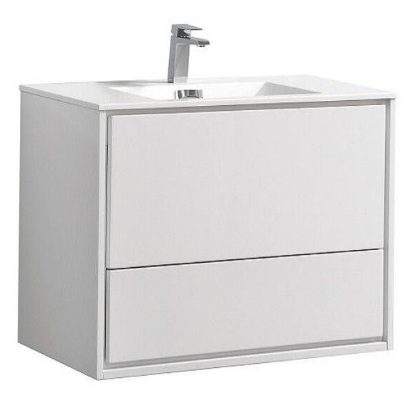 Тумба с умывальником подвесная Devit Fly 0023120W 90,6x59x47 см Белый (168791)