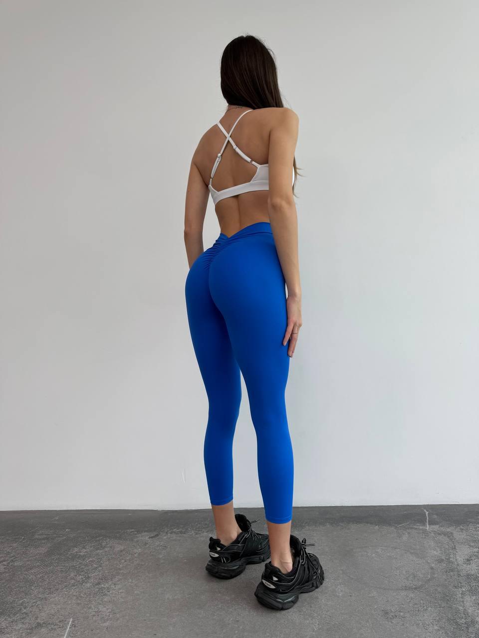Леггинсы Brazilian с V-поясом и эффектом пуш-ап L Синий (VL010L) - фото 5 Леггинсы Brazilian с V-поясом и эффектом пуш-ап L Синий (VL010L) - фото 5