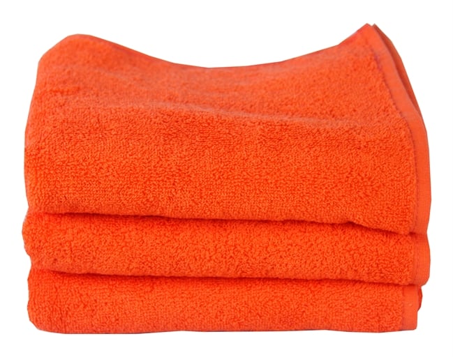 Полотенце махровое Maisonette Izzy 34х80 см оранж 420 г/м2