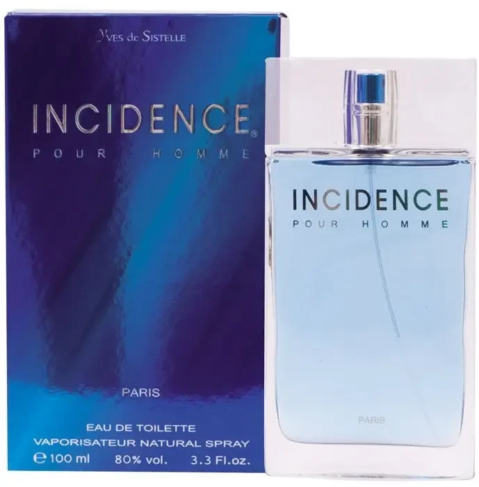 Туалетная вода для мужчин Paris Bleu Incidence Pour Homme 100 мл (26349661)