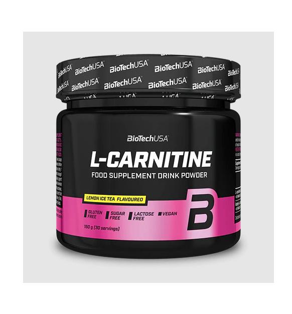 Жиросжигатель для спорта BioTechUSA L-Carnitine Drink 150 г 40 порции Lemon Ice Tea