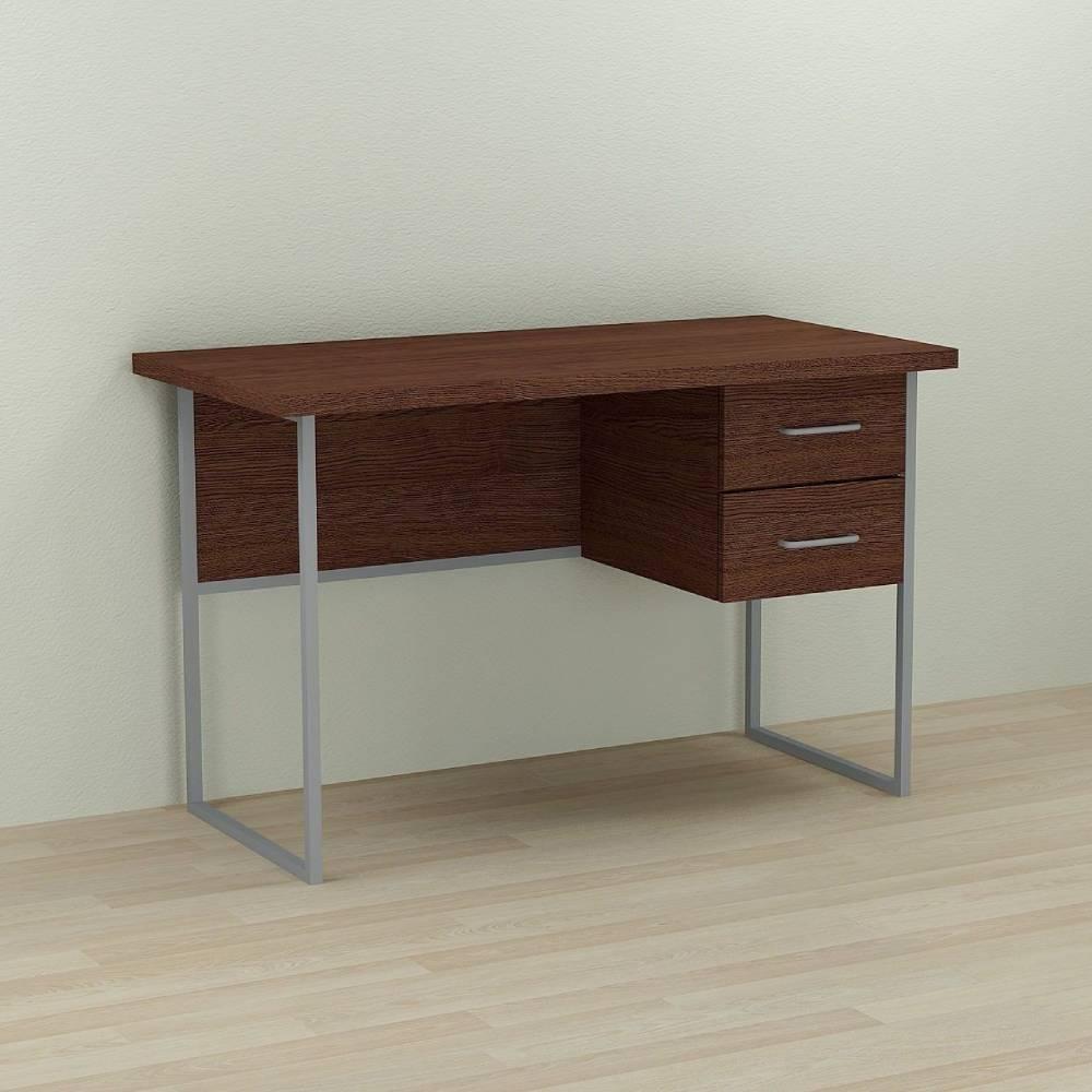 Компьютерный стол Ferrum-decor Дакота ДСП 32 мм 75x140x60 см Серый/Венге (FRD-105784)