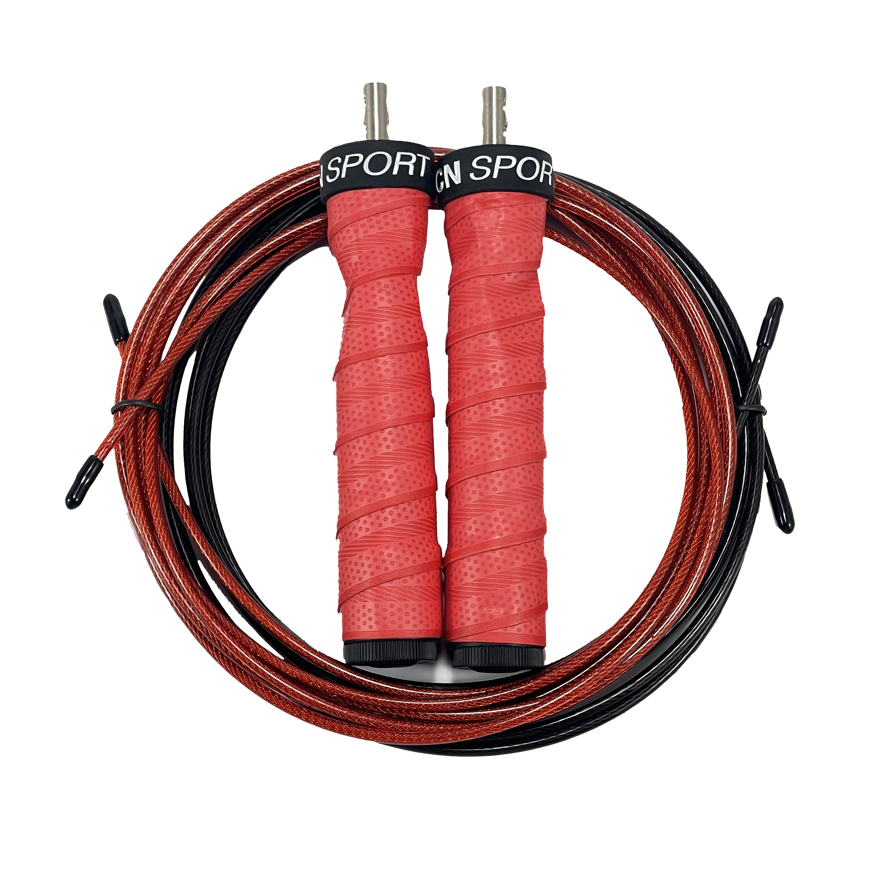 Скакалка швидкісна для кросфіта CN SPORT Speed Rope PRO+ Red (UF12464) - фото 1