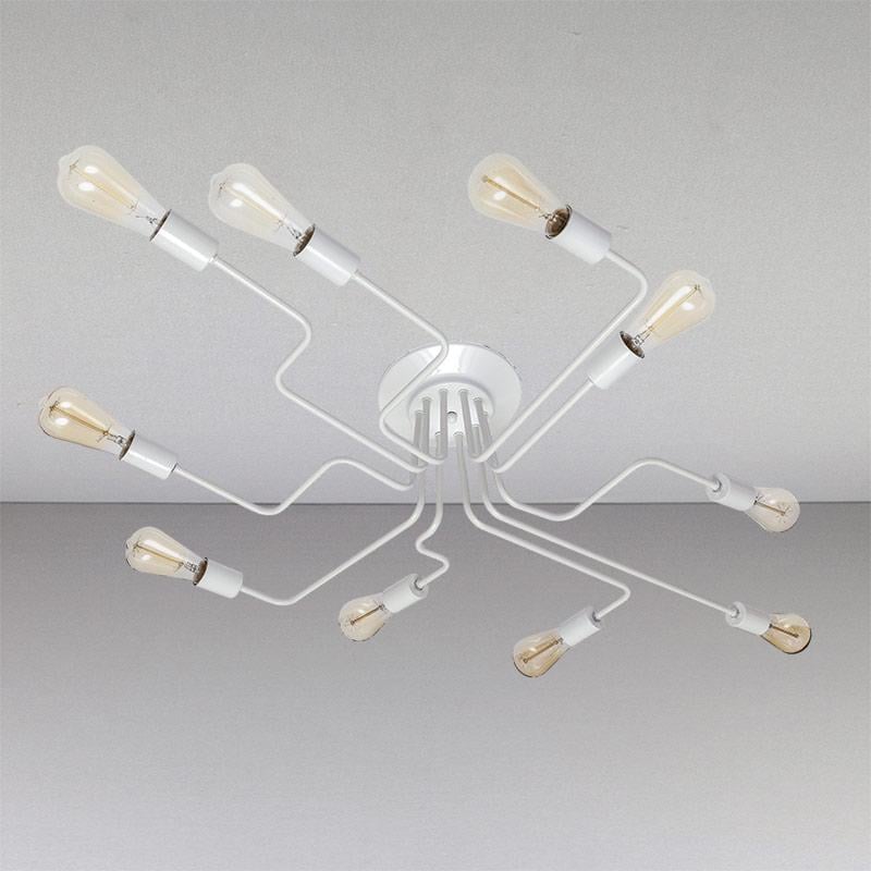 Люстра потолочная паук Light House LS-13174-10 Белый