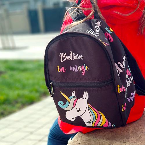 Рюкзак детский TM Presentville Light Believe in magic Единорог (RDL_20A006_BL)