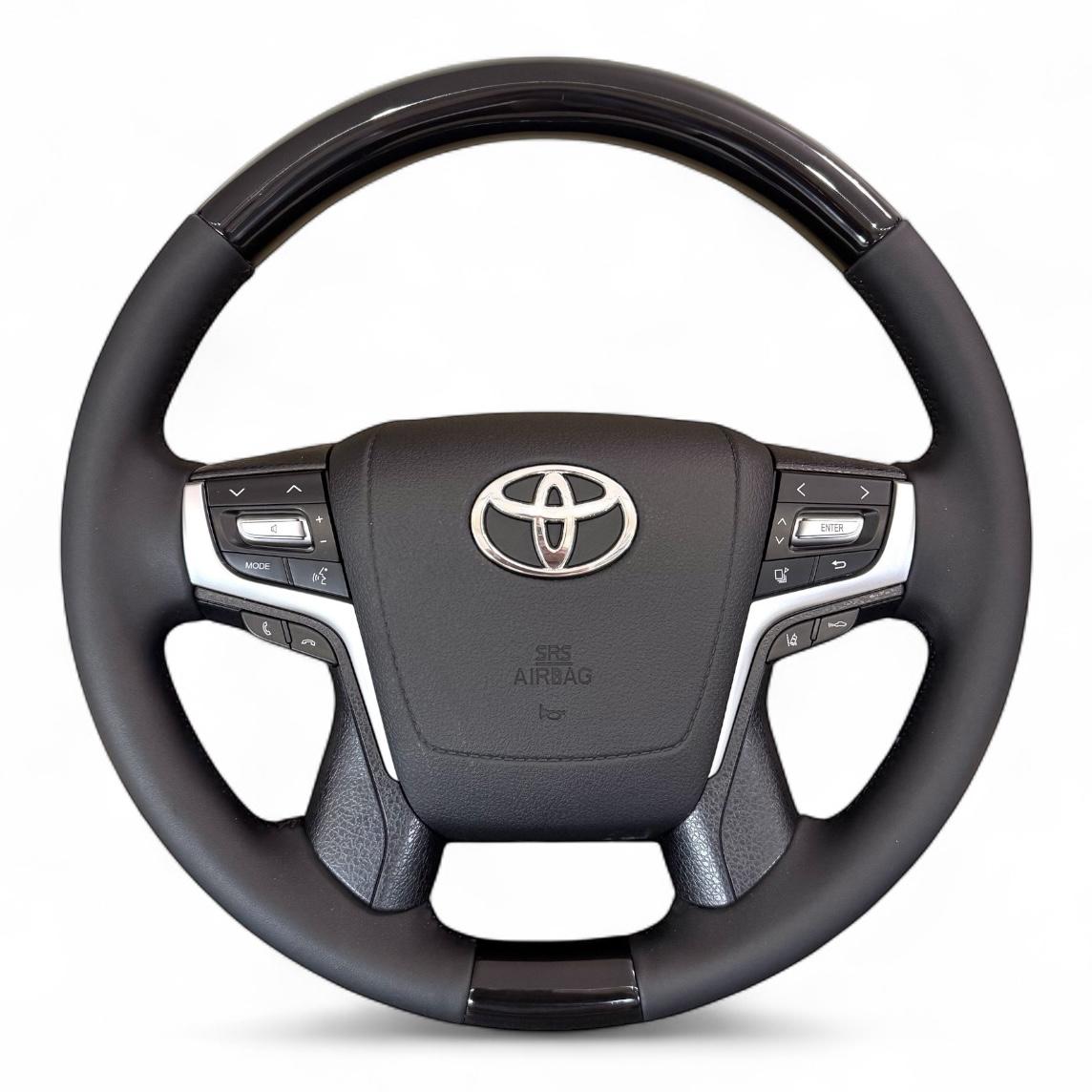 Кермо для Toyota Land Cruiser 100/Prado 120 класичний в сборі рояльний лак логотип чорний глянець (29172384) Кермо для Toyota Land Cruiser 100/Prado 120 класичний в сборі рояльний лак логотип чорний глянець (29172384)