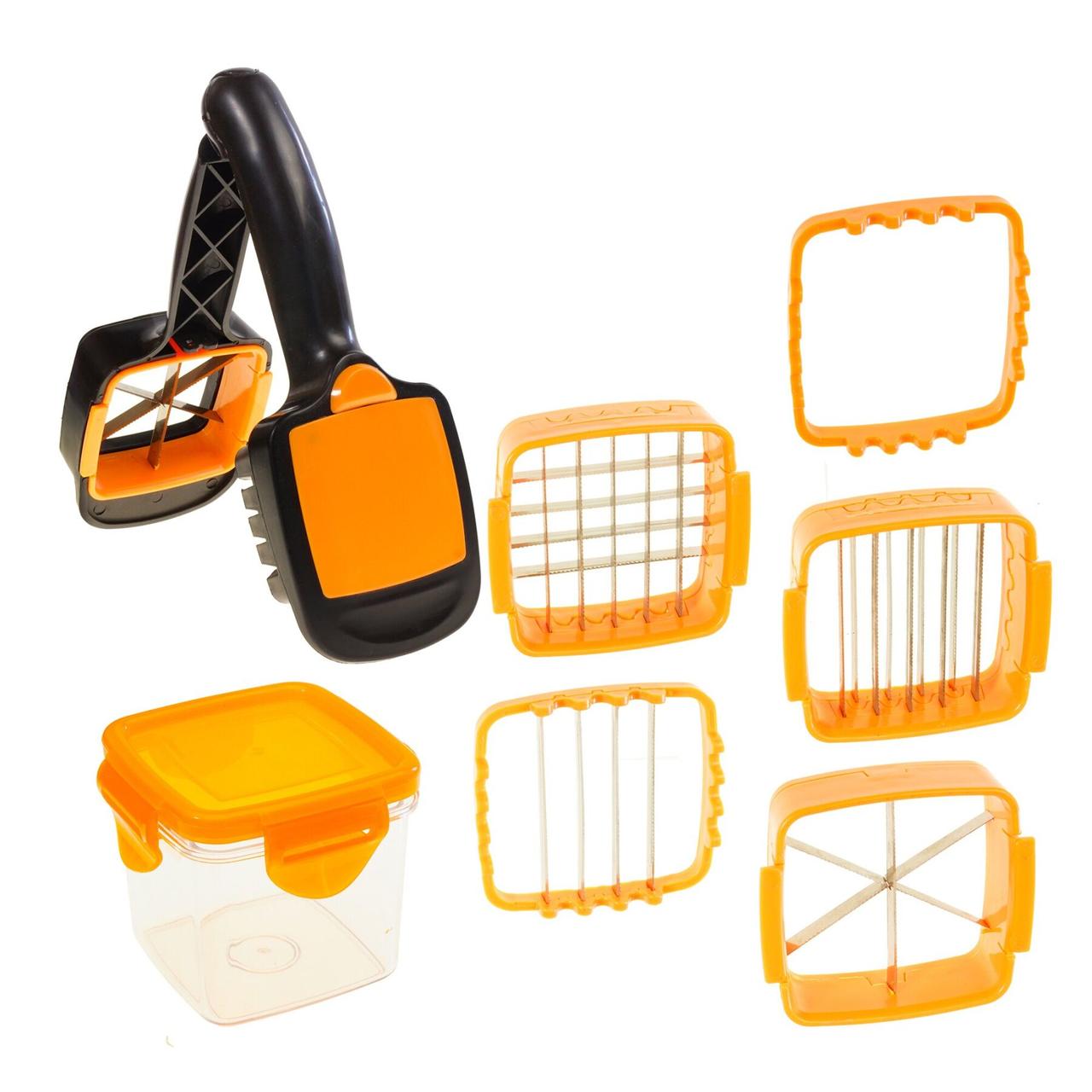 Овощерезка Wellamart Секунда 5 в 1 Оранжевый (59490002)