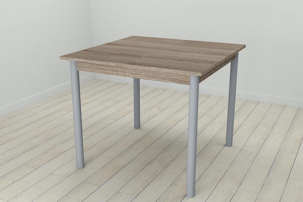 Стол кухонный Ferrum-decor Агата ДСП 16 мм 75x80x80 см Серый/Сонома Трюфель (AGA0047)