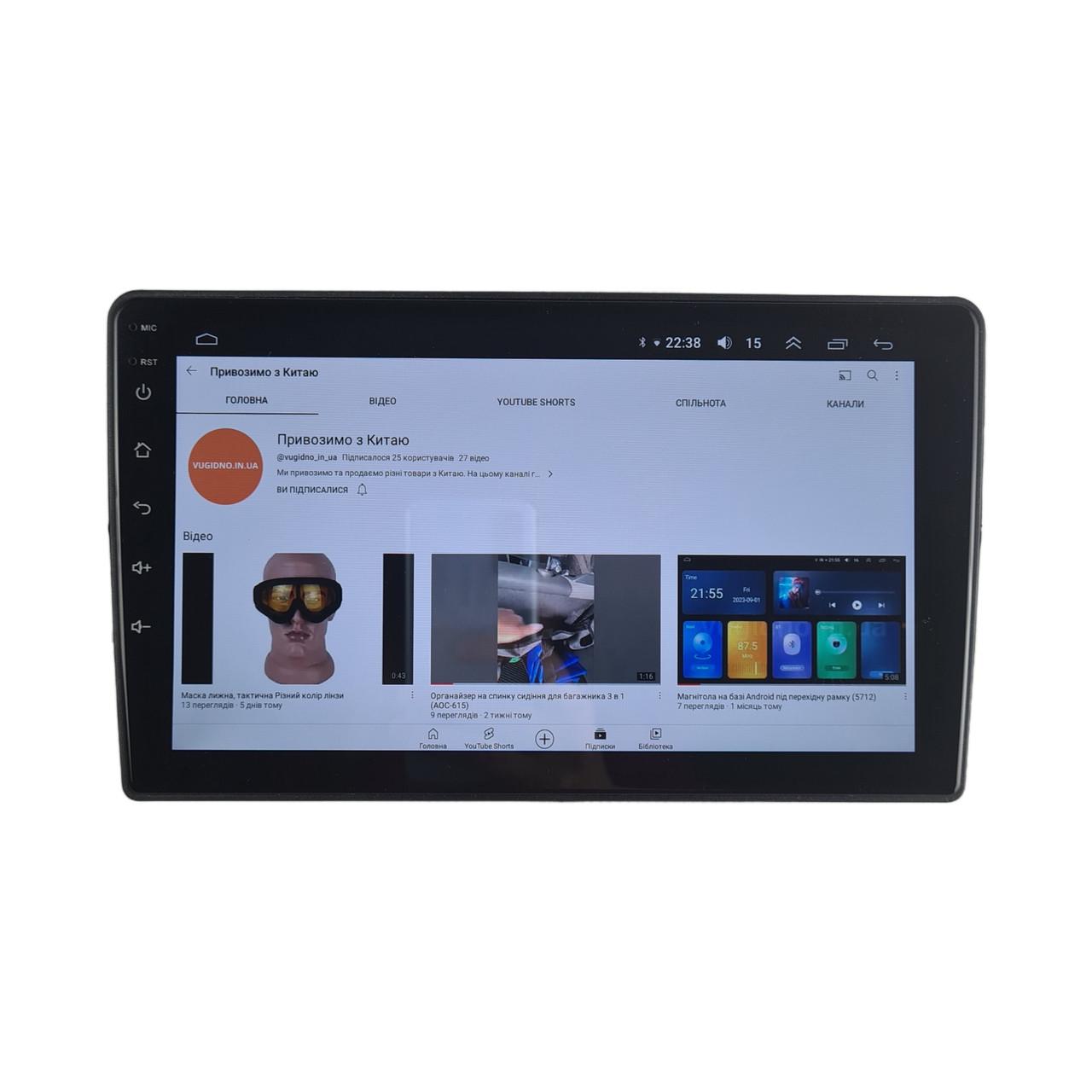 Автомагнитола для Ford Focus Mondeo S-Max Galaxy Kuga 2007-2015 4 core/Base/Android 13/Platform JAC (М-Фунив-9-В1)