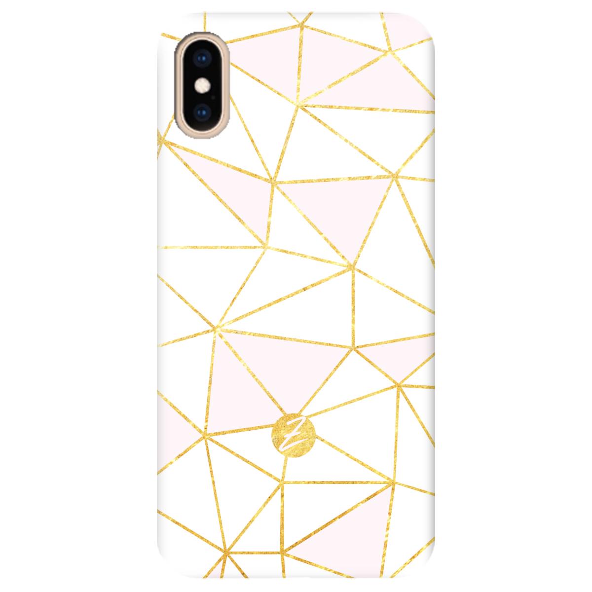 Силиконовый чехол Zorrov для Apple iPhone XS Max - Gold Rose (11210040206052266)