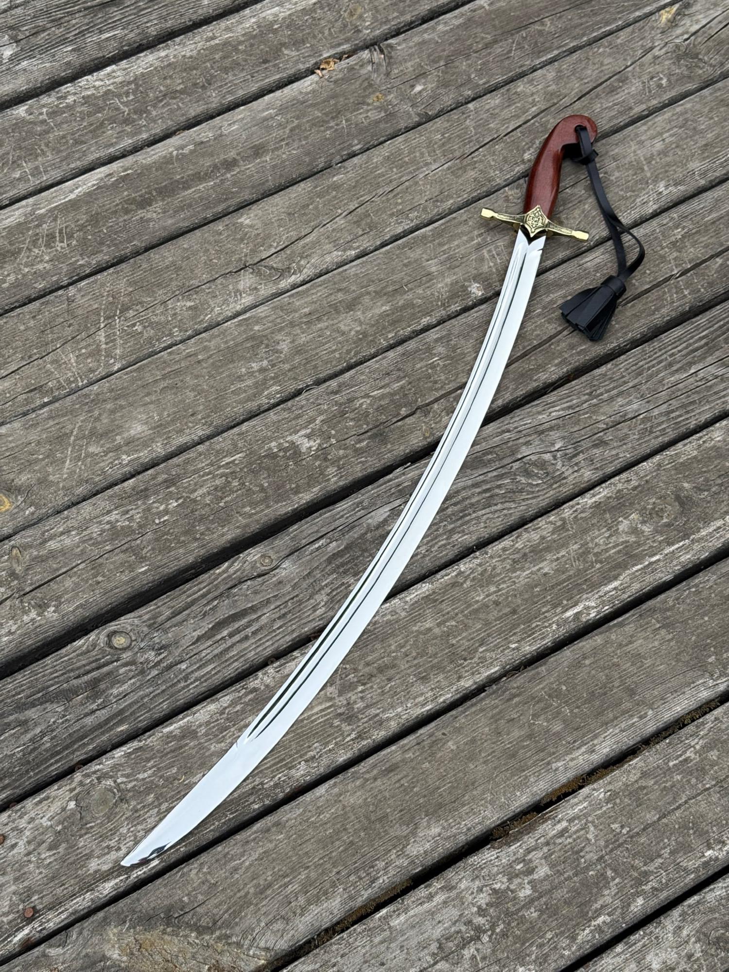 Сабля казацкая ручной работы Gorillas BBQ KN205 Петро Дорошенко сталь AISI 304 - фото 5