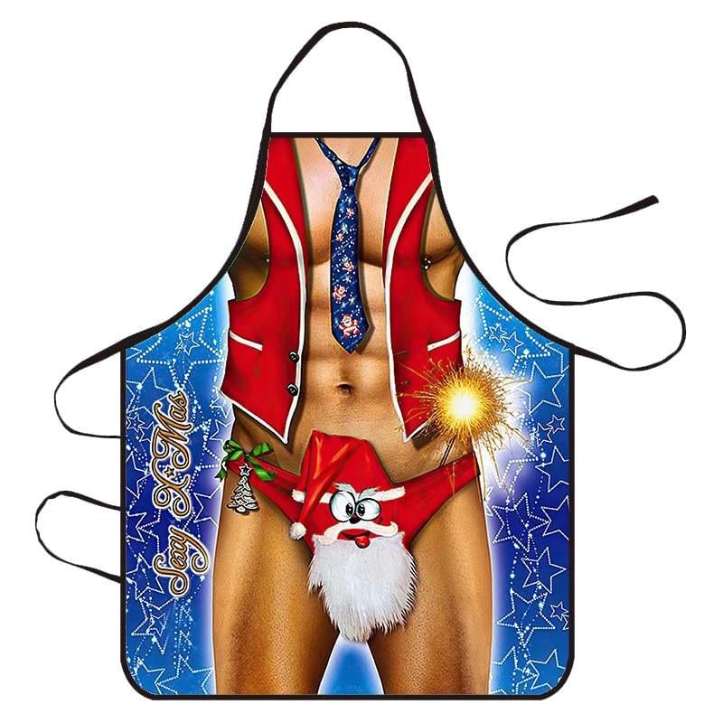 Фартук новогодний 73х57 см Разноцветный (49949) Фартук новогодний 73х57 см Разноцветный (49949)