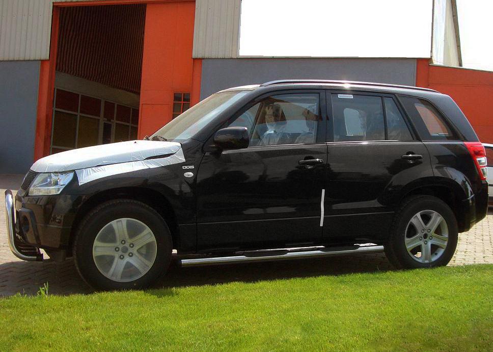 Боковые трубы CAN для Suzuki Grand Vitara 2005-2017 гг. нержавеющая сталь Хром