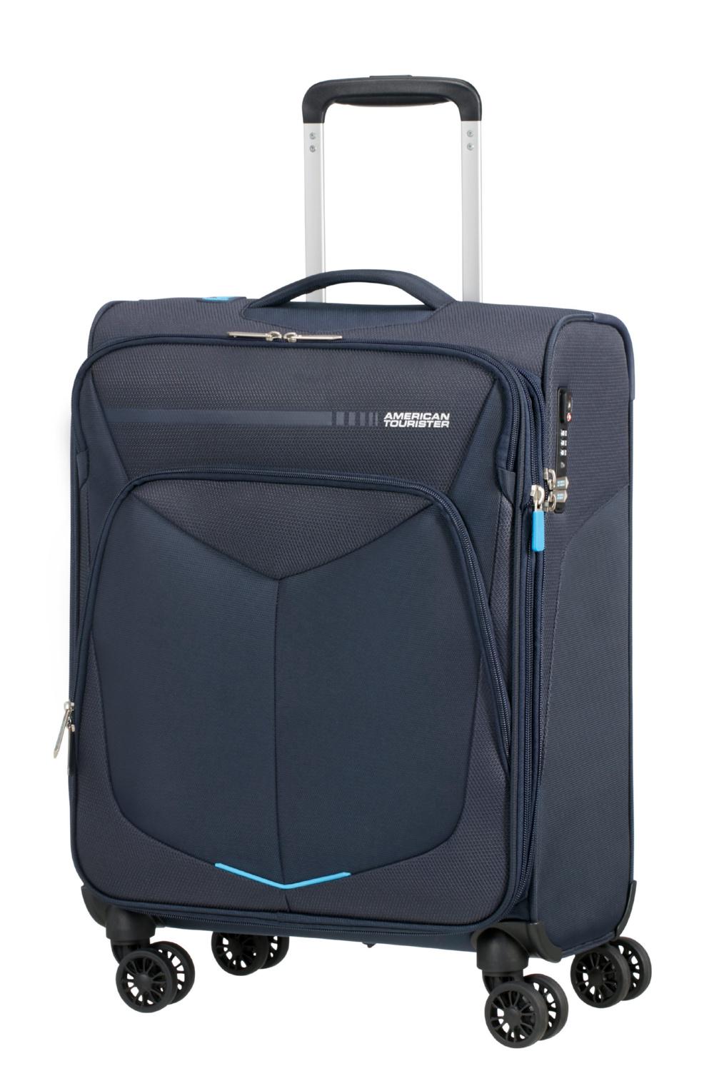 Валіза з розширенням American Tourister Summerfunk 55x40x23/25 см Синій (78G-41003)