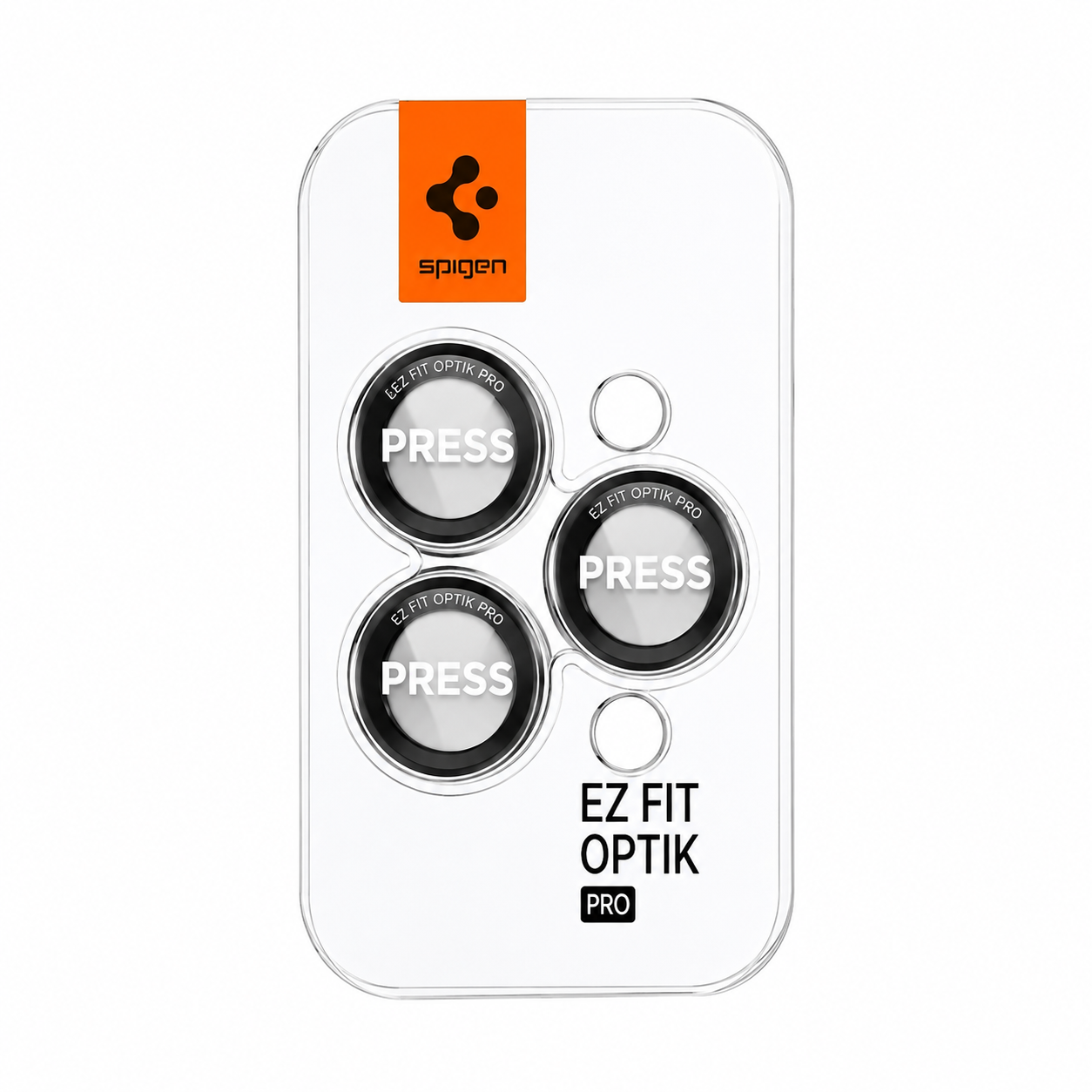 Защитное стекло для камеры Spigen GLAS.tR EZ Fit Optik Pro для iPhone 16 Pro/16 Pro Max/17 Pro/17 Pro Max Black