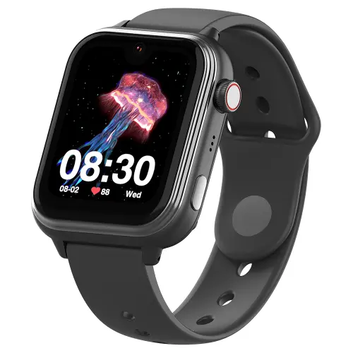 Смарт годинник-телефон дитячий Wonlex KT37 з відеодзвінком WI-FI GPS SIM-карта Black (18350)
